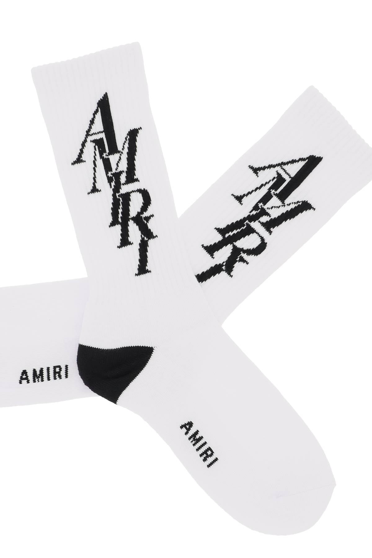 Amiri Amiri stack logo socks