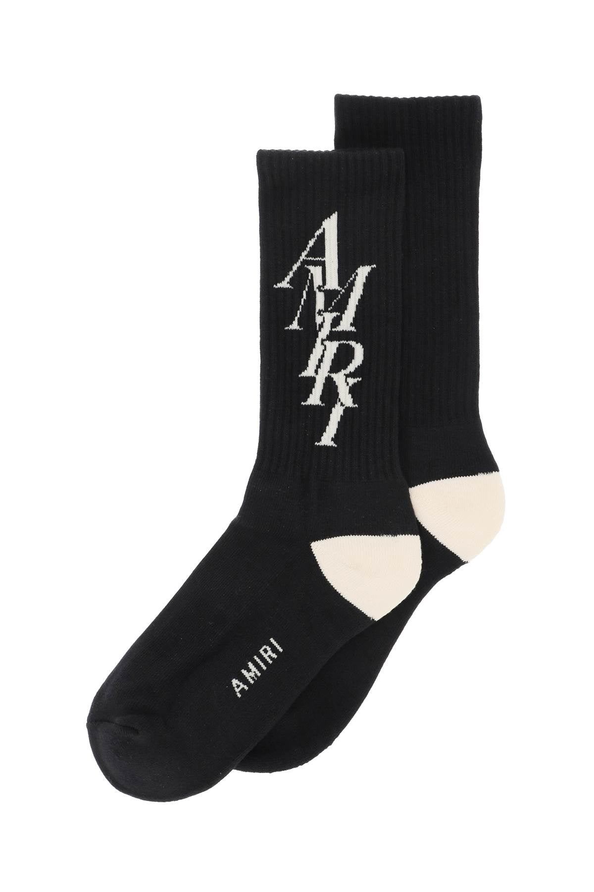 Amiri Amiri stack logo socks