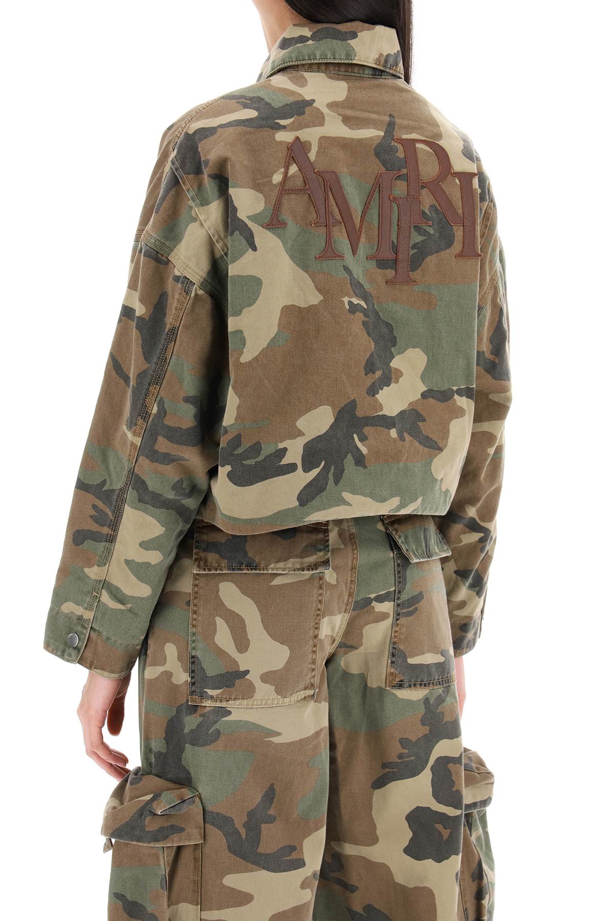 Amiri Amiri "workwear style camouflage jacket