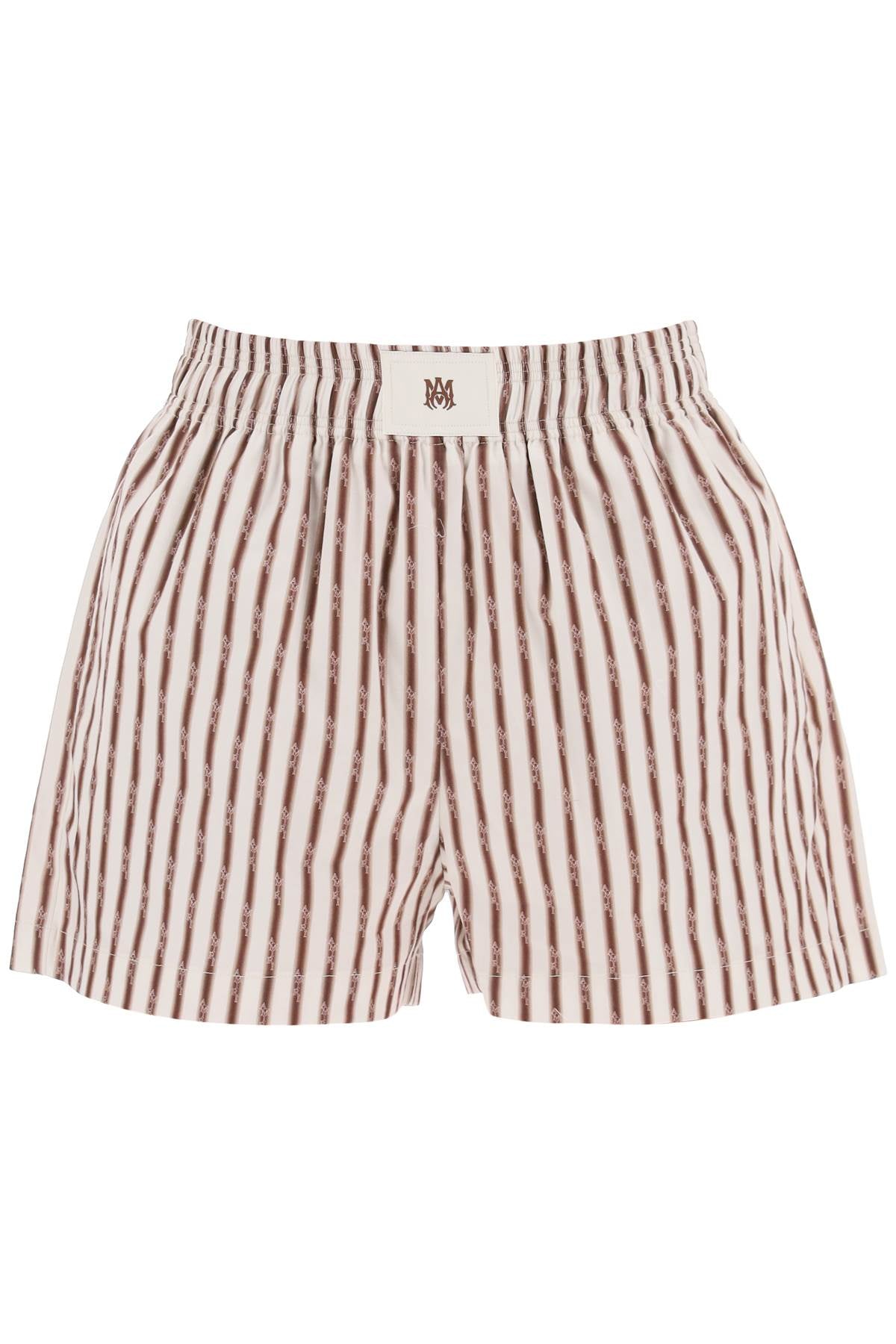 Amiri Amiri striped pajama shorts