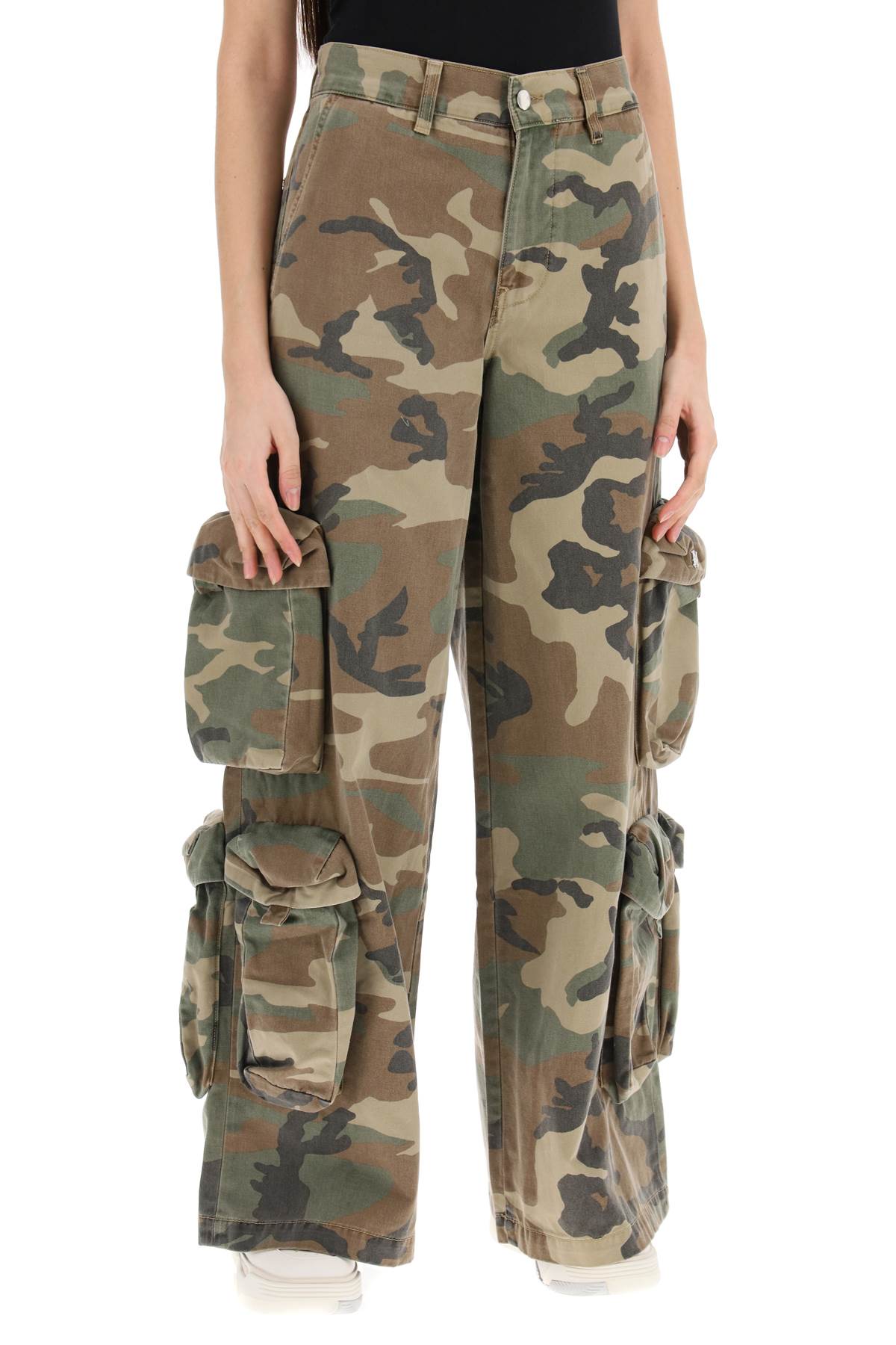 Amiri Amiri baggy cargo camouflage pants