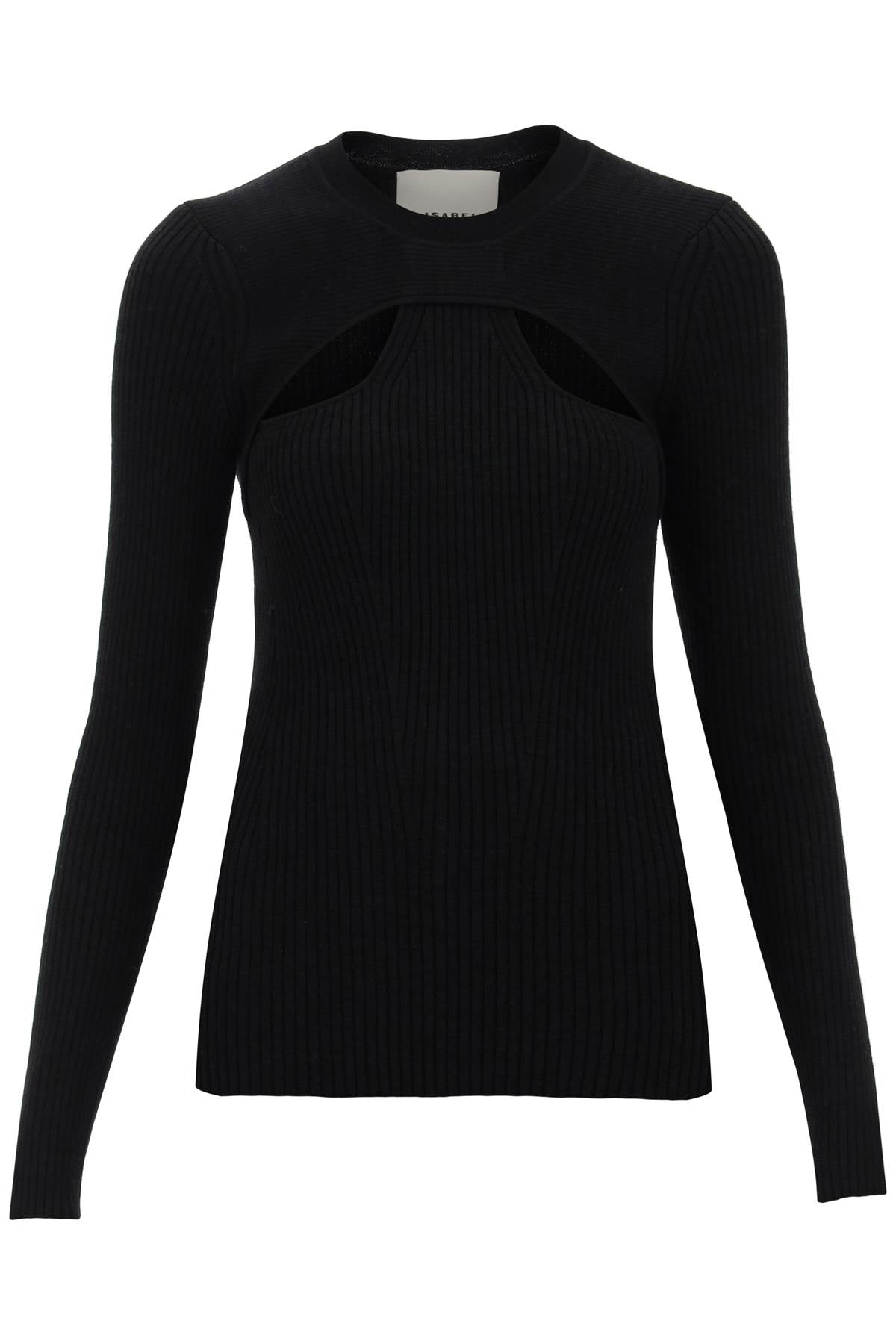 Isabel Marant Isabel marant 'zana' cut-out sweater in ribbed knit