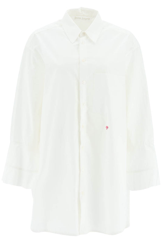 Palm Angels Palm angels shirt dress with bell sleeves