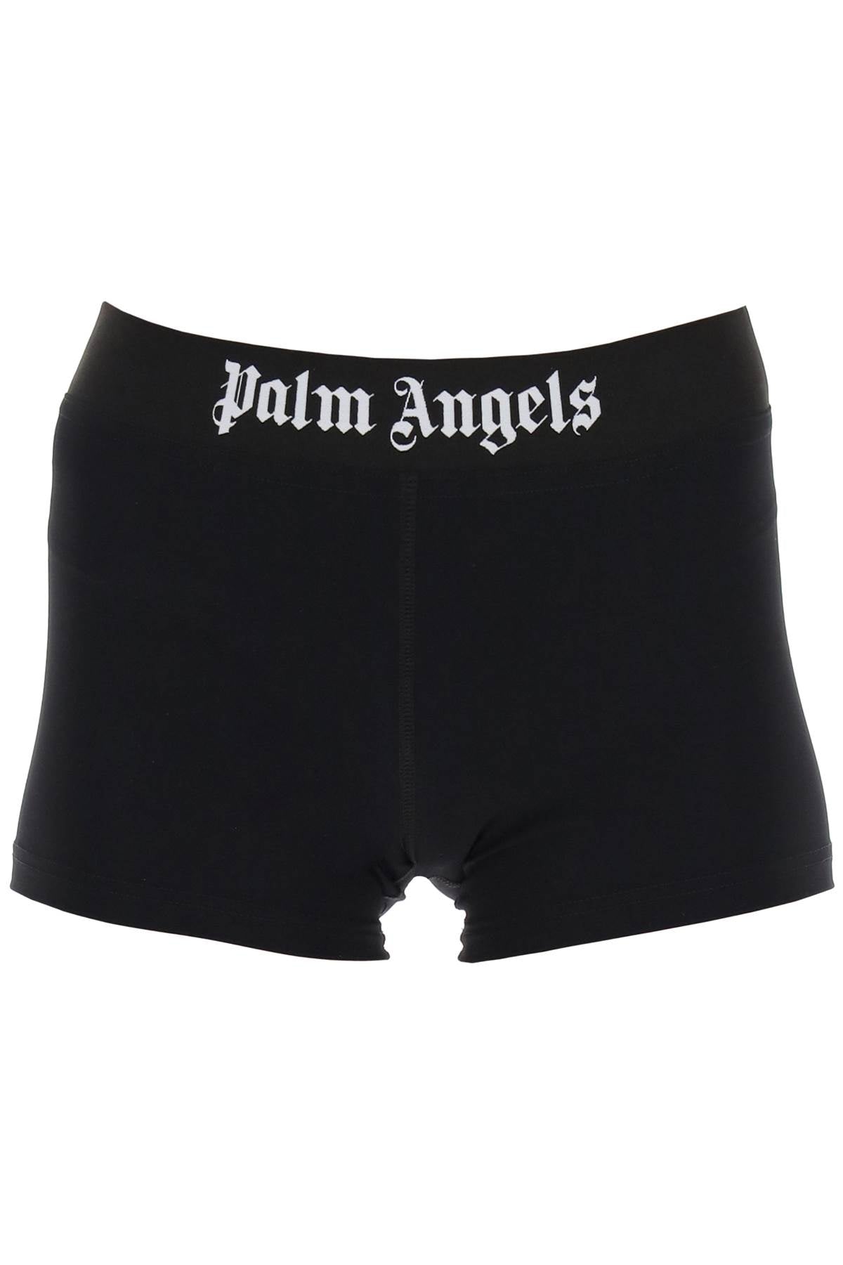 Palm Angels Palm angels sporty shorts with branded stripe