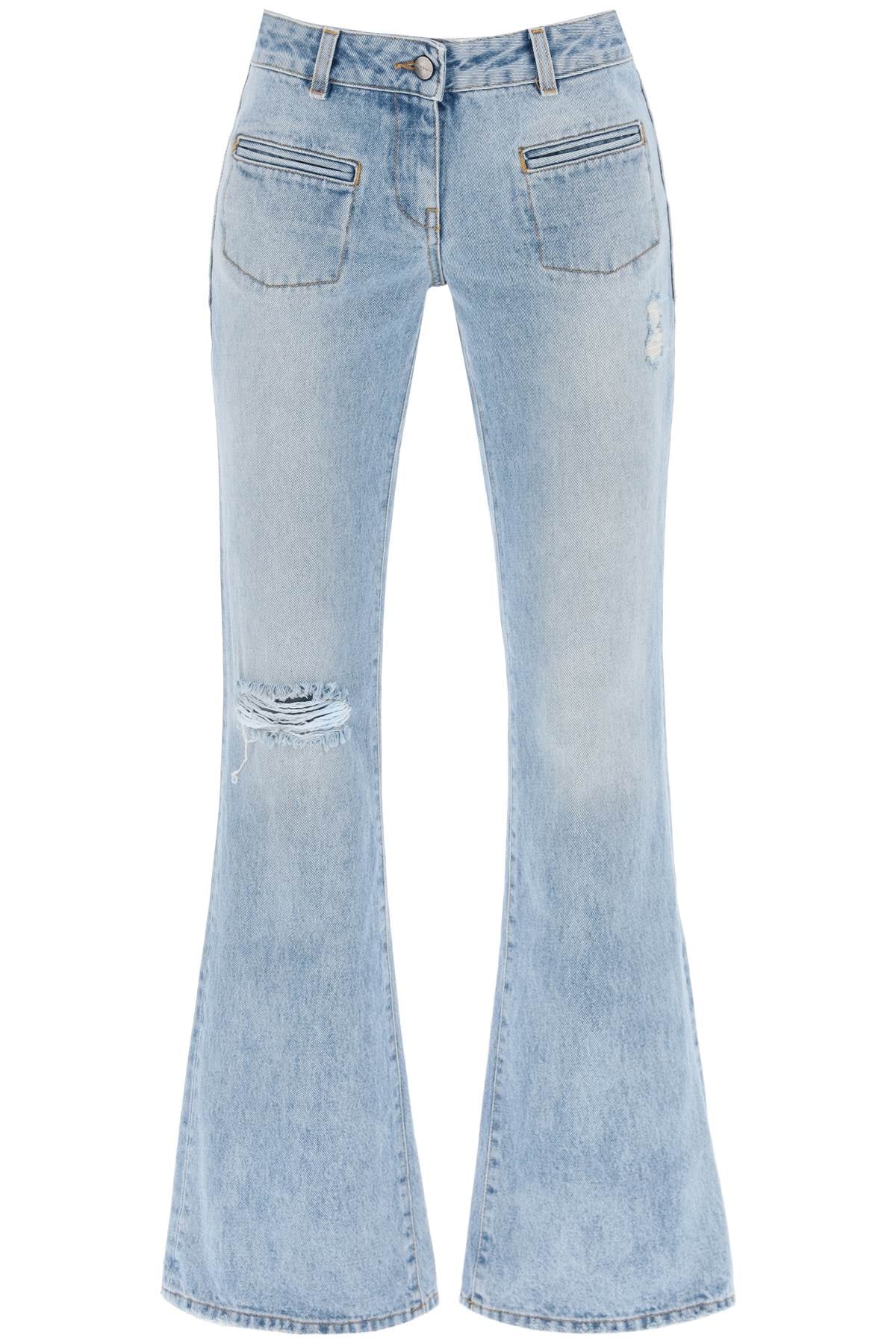 Palm Angels Palm angels low-rise waist bootcut jeans