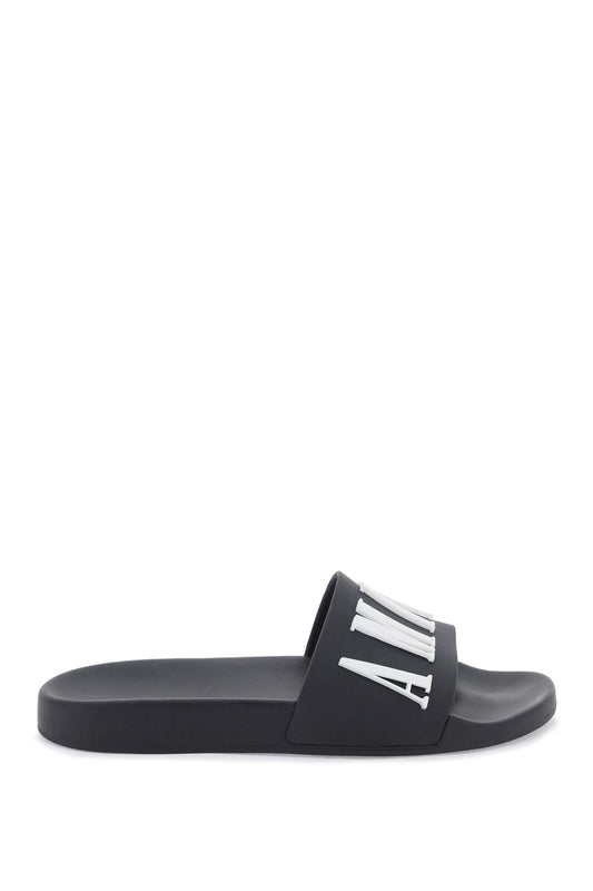 Amiri Amiri logo rubber slides