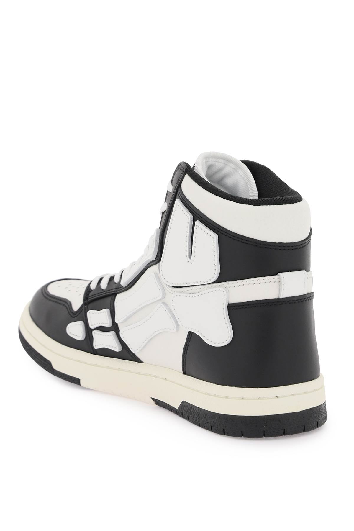 Amiri Amiri leather skel top hi sneakers