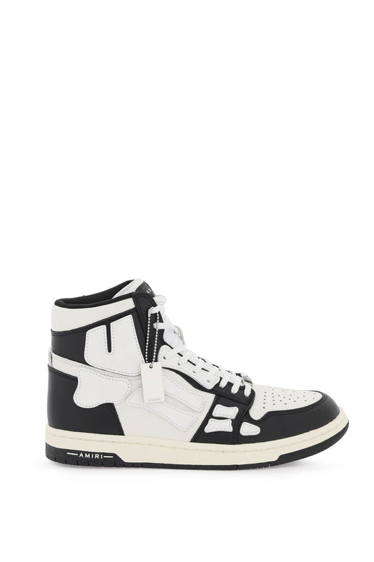 Amiri Amiri leather skel top hi sneakers