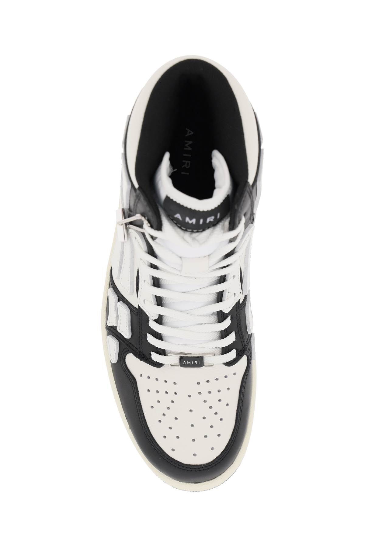 Amiri Amiri leather skel top hi sneakers