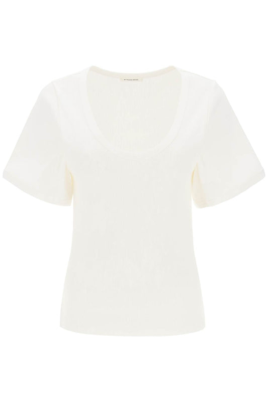 By Malene Birger By malene birger lunai ribbed t-shirt