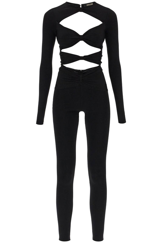 Roberto Cavalli Roberto cavalli long-sleeved jumpsuit with cut-outs