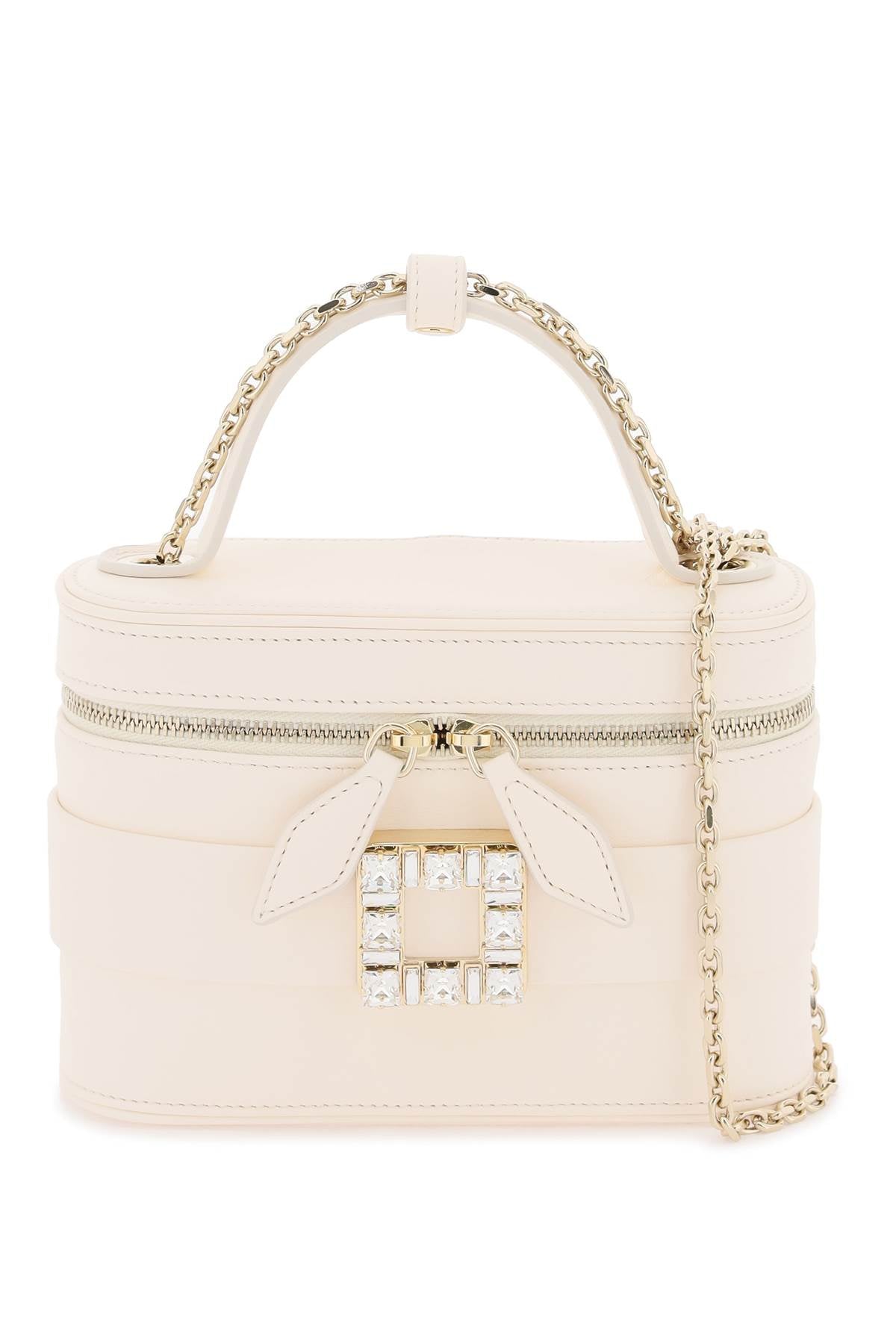 Roger Vivier Roger vivier vanity micro bag with crystal buckle