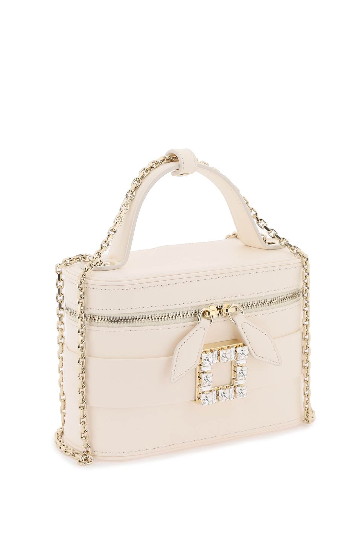 Roger Vivier Roger vivier vanity micro bag with crystal buckle