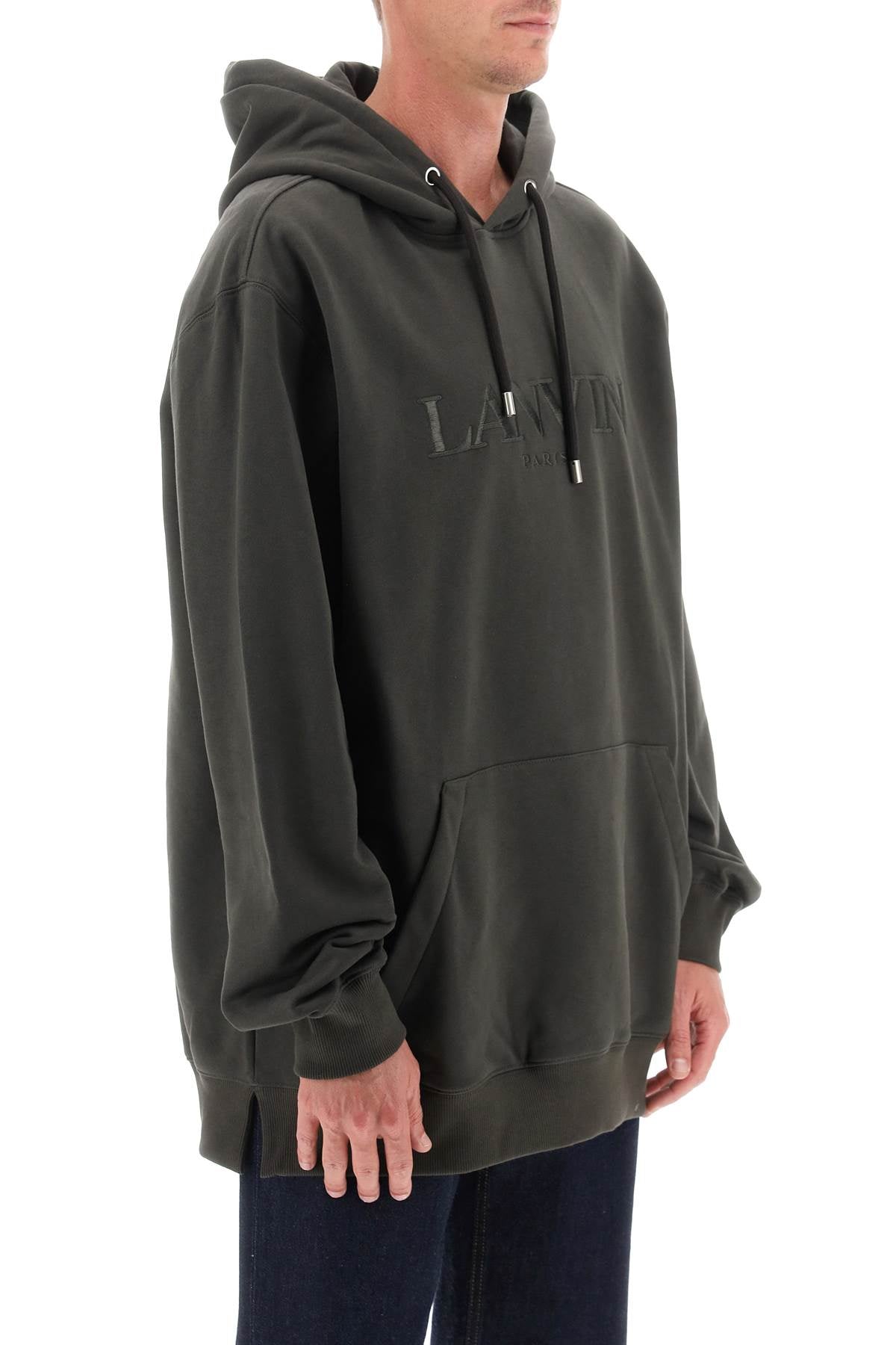 Lanvin Lanvin hoodie with curb embroidery