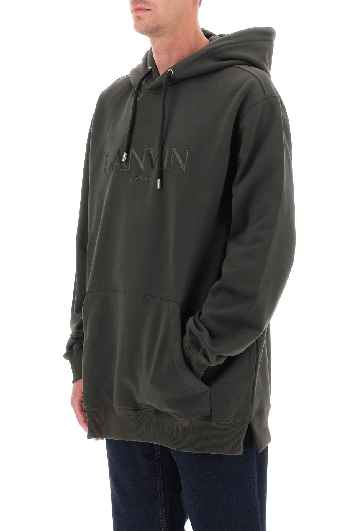 Lanvin Lanvin hoodie with curb embroidery