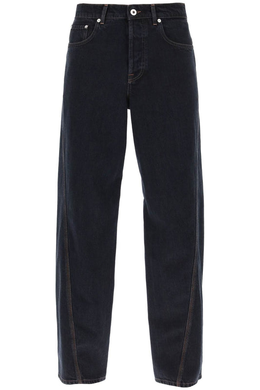 Lanvin Lanvin baggy jeans with twisted seams