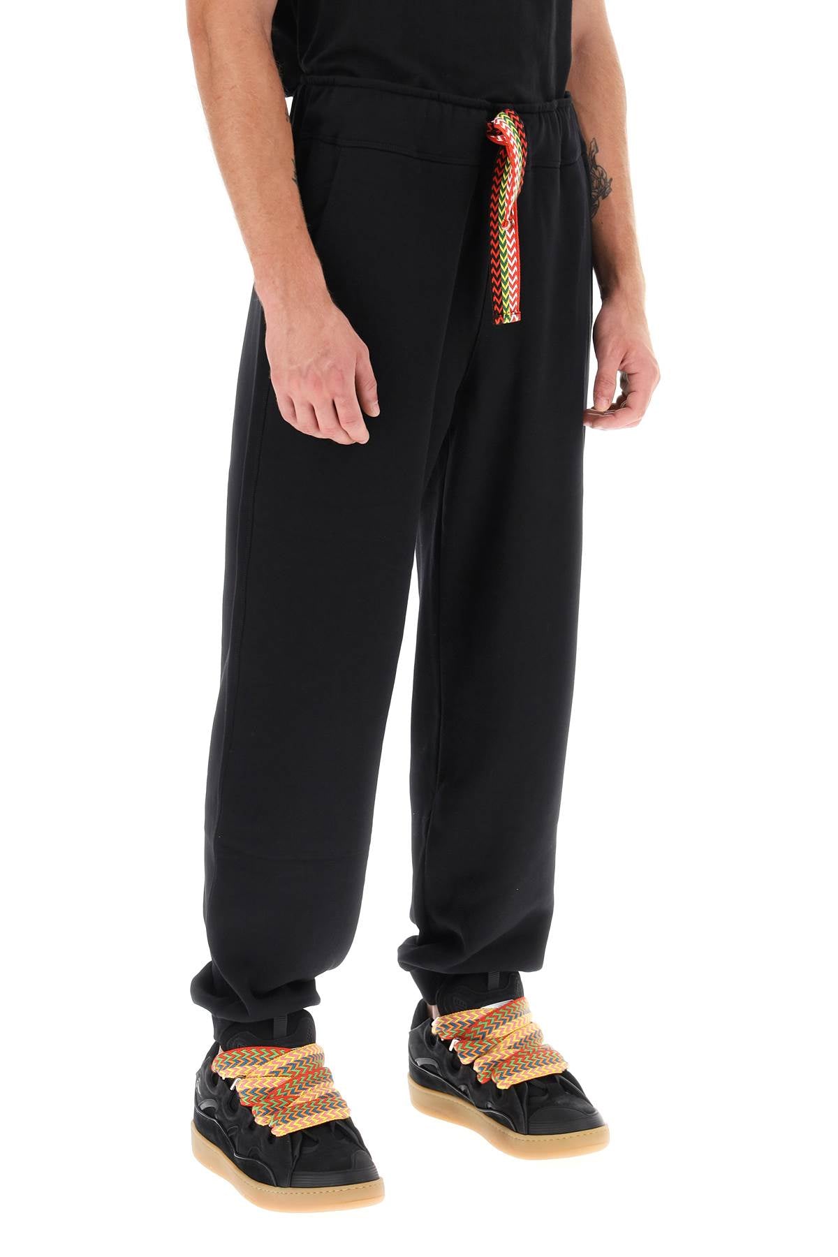 Lanvin Lanvin 'curb lace' sweatpants