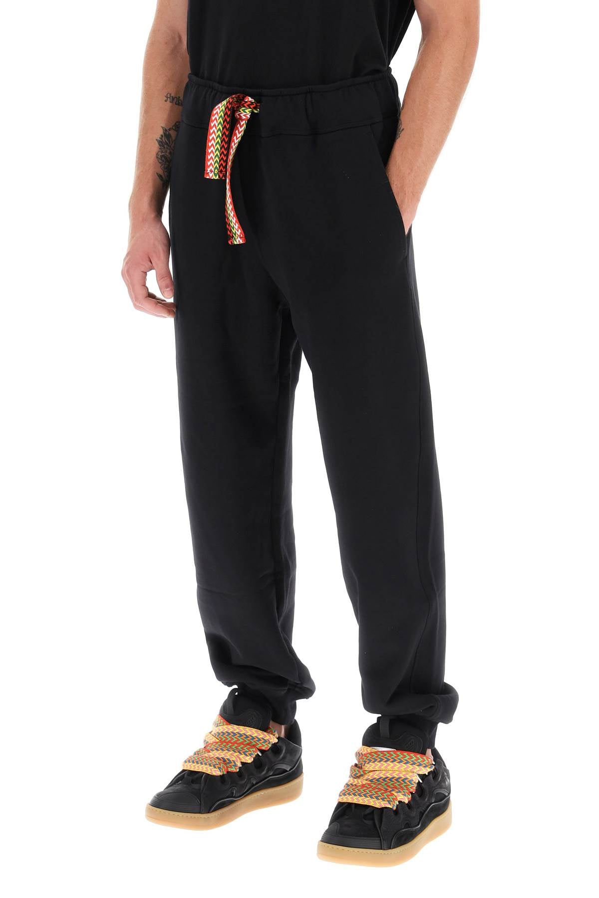 Lanvin Lanvin 'curb lace' sweatpants