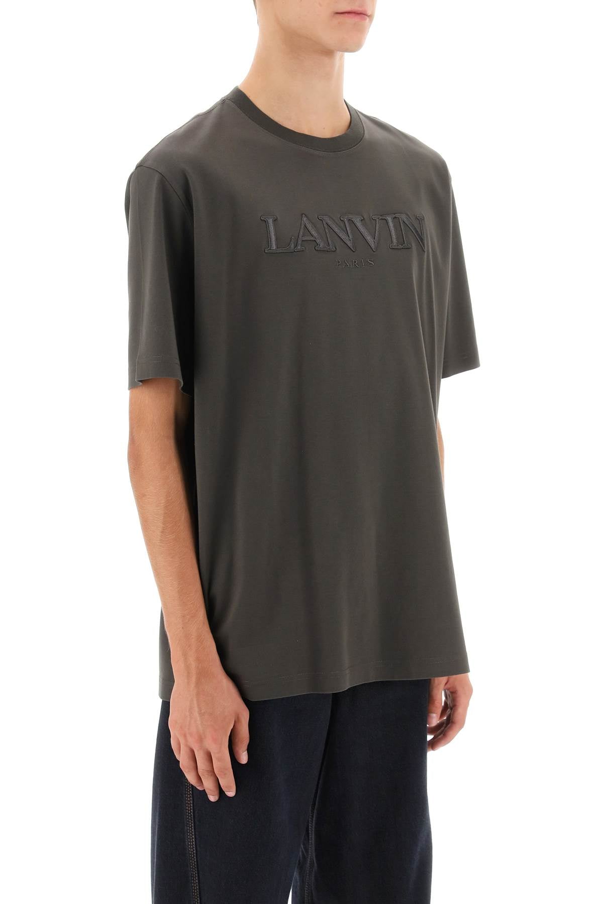 Lanvin Lanvin oversize t-shirt with logo lettering