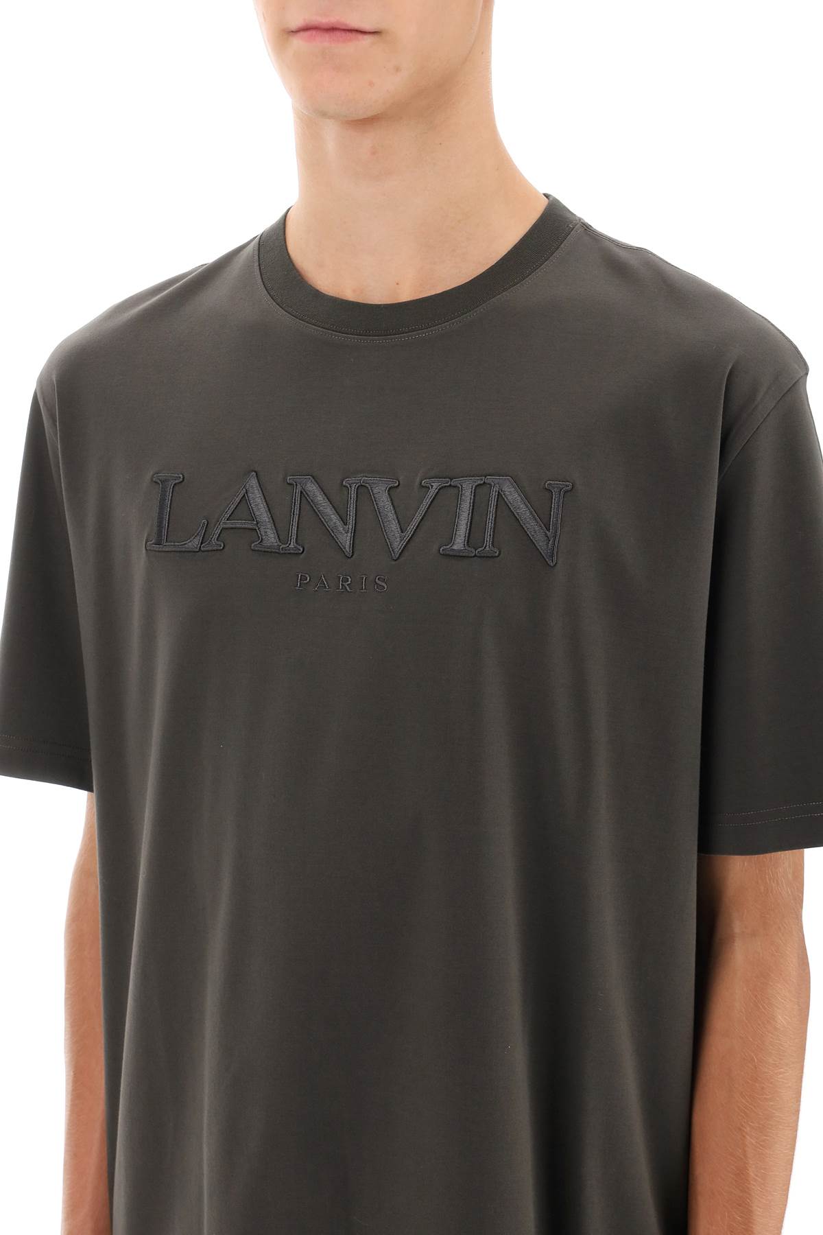 Lanvin Lanvin oversize t-shirt with logo lettering