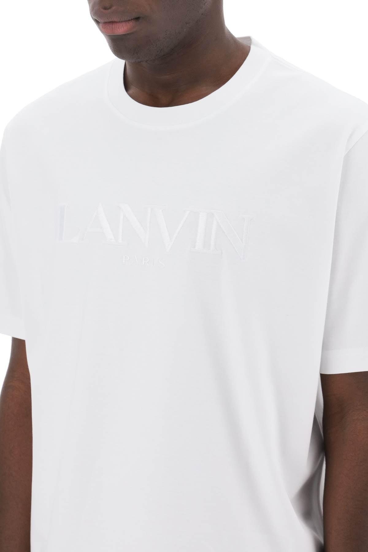 Lanvin Lanvin embroidered logo t-shirt