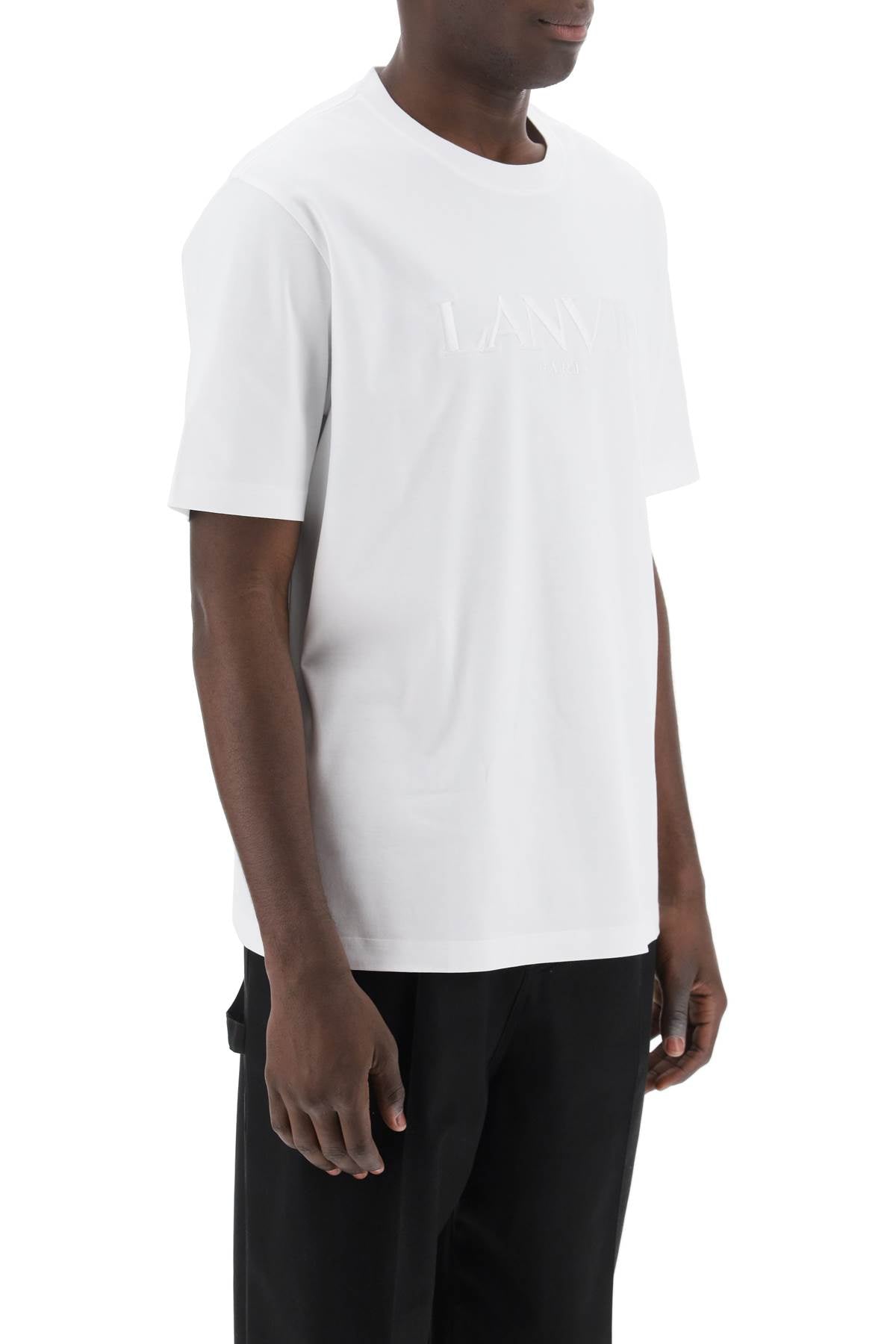 Lanvin Lanvin embroidered logo t-shirt