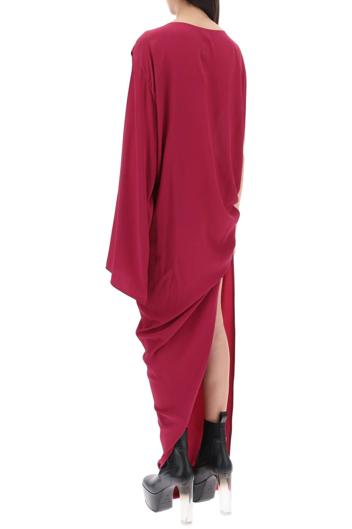 Rick Owens Rick owens draped asymmetrical maxi dress