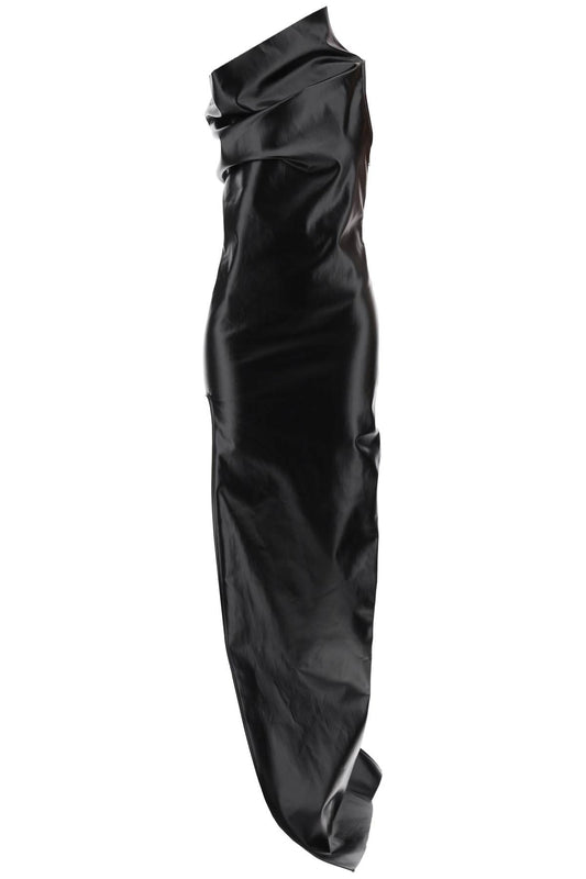 Rick Owens Rick owens athena maxi dress in laquered denim