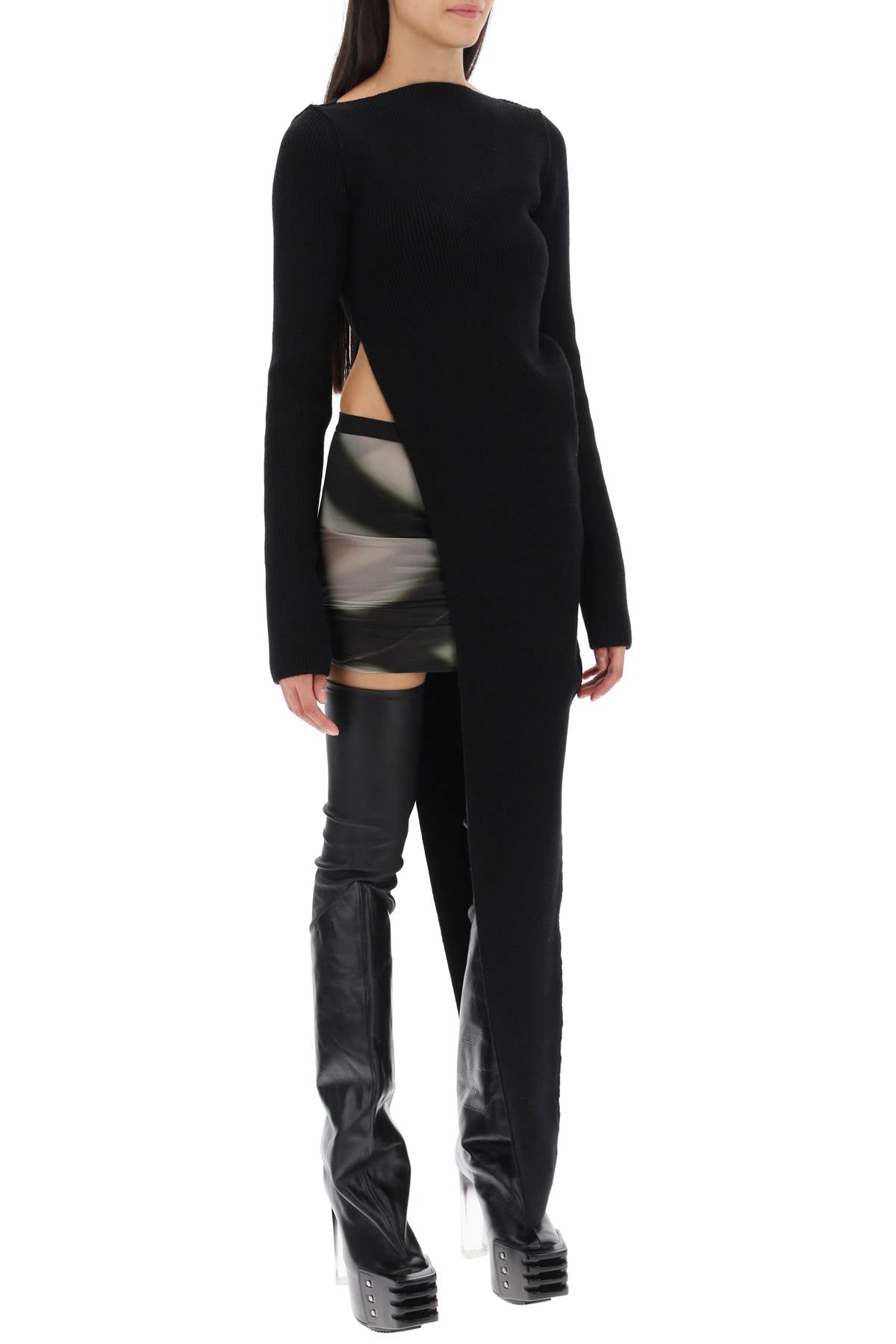 Rick Owens Rick owens cashmere maxi sweater