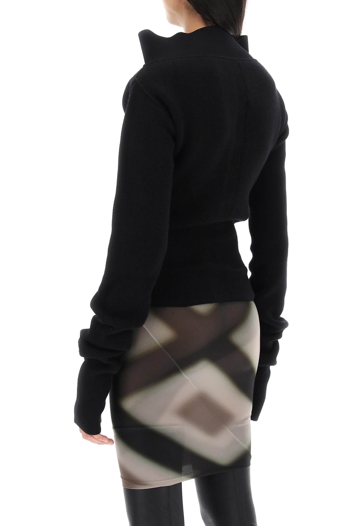 Rick Owens Rick owens cowl neck cashmere sweater