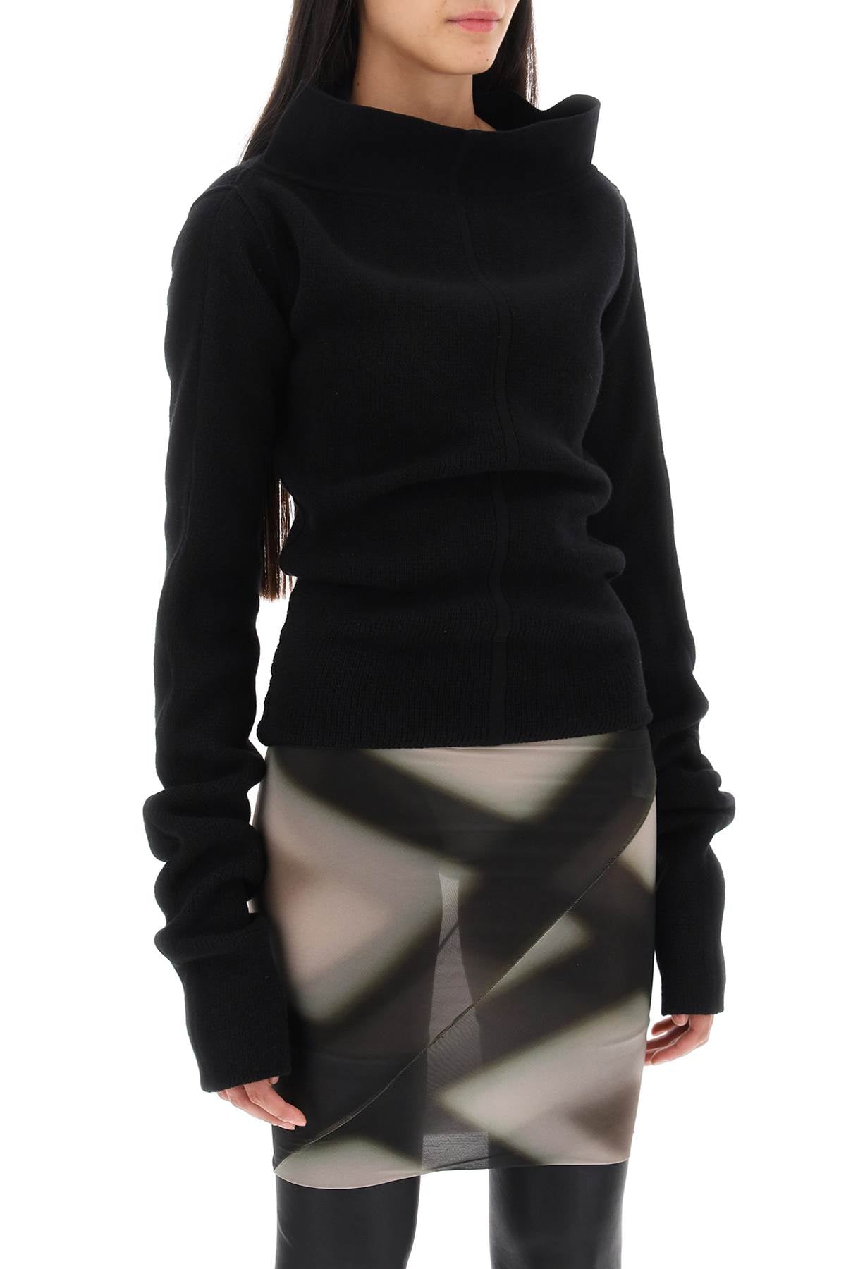 Rick Owens Rick owens cowl neck cashmere sweater