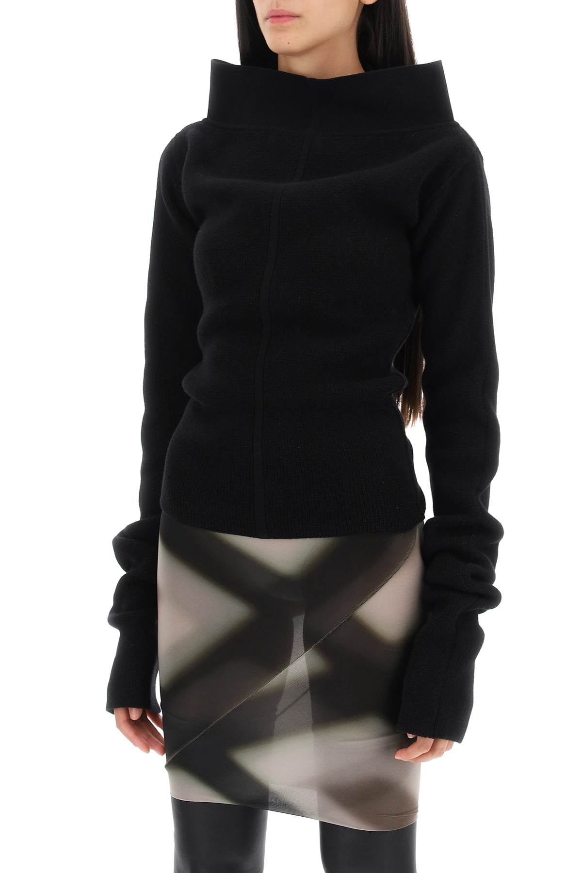 Rick Owens Rick owens cowl neck cashmere sweater