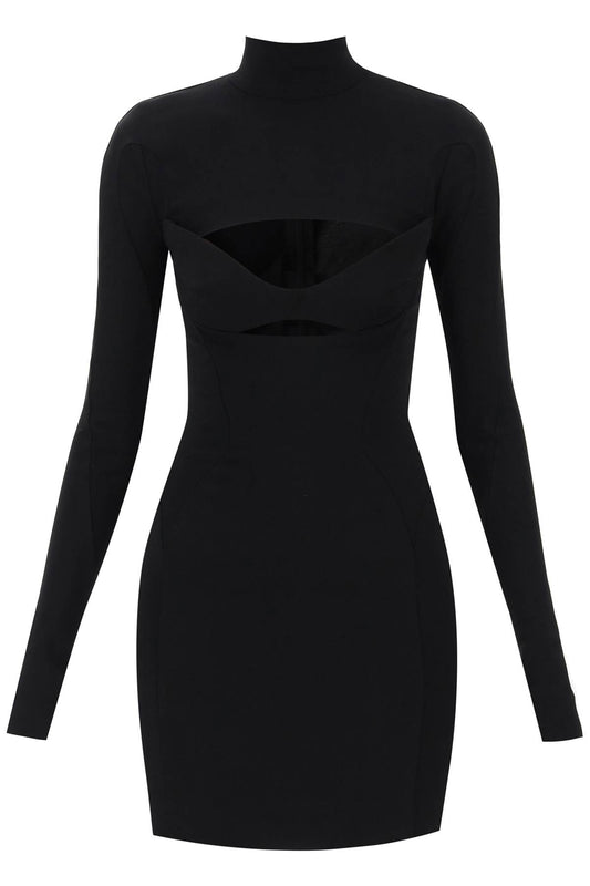 Mugler Mugler cut-out bust mini dress