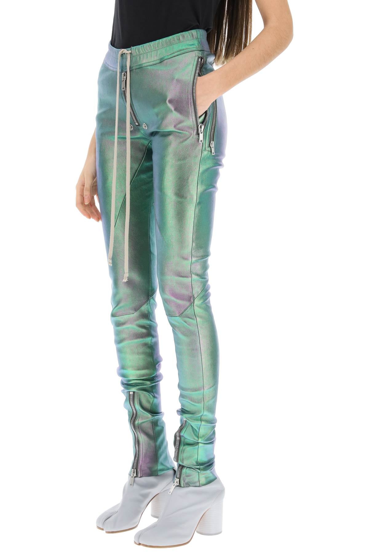 Rick Owens Rick owens 'gary' iridescent leather pants