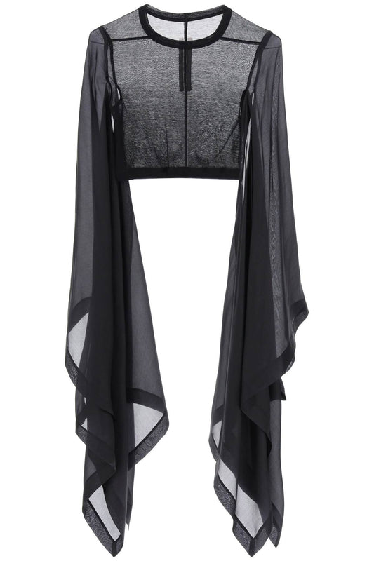 Rick Owens Rick owens "cropped top with cape sleeves"