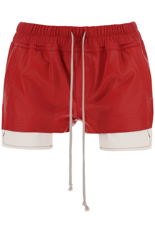 Rick Owens Rick owens leather fog boxer shorts