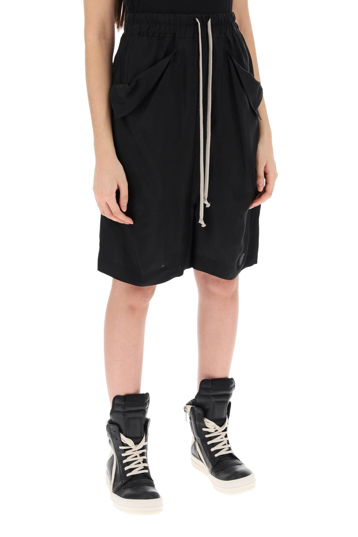 Rick Owens Rick owens sweatshort with folded pockets