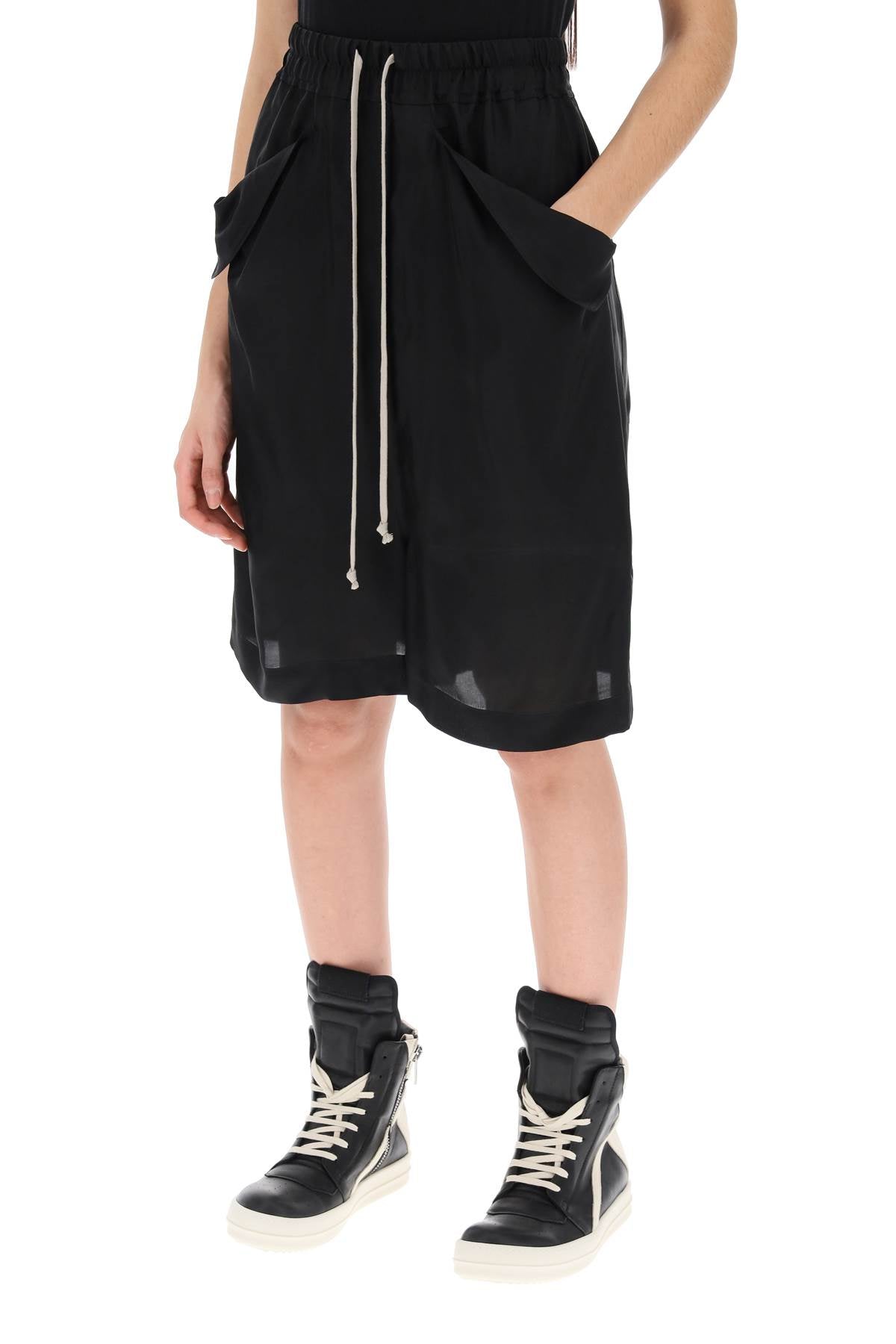 Rick Owens Rick owens sweatshort with folded pockets