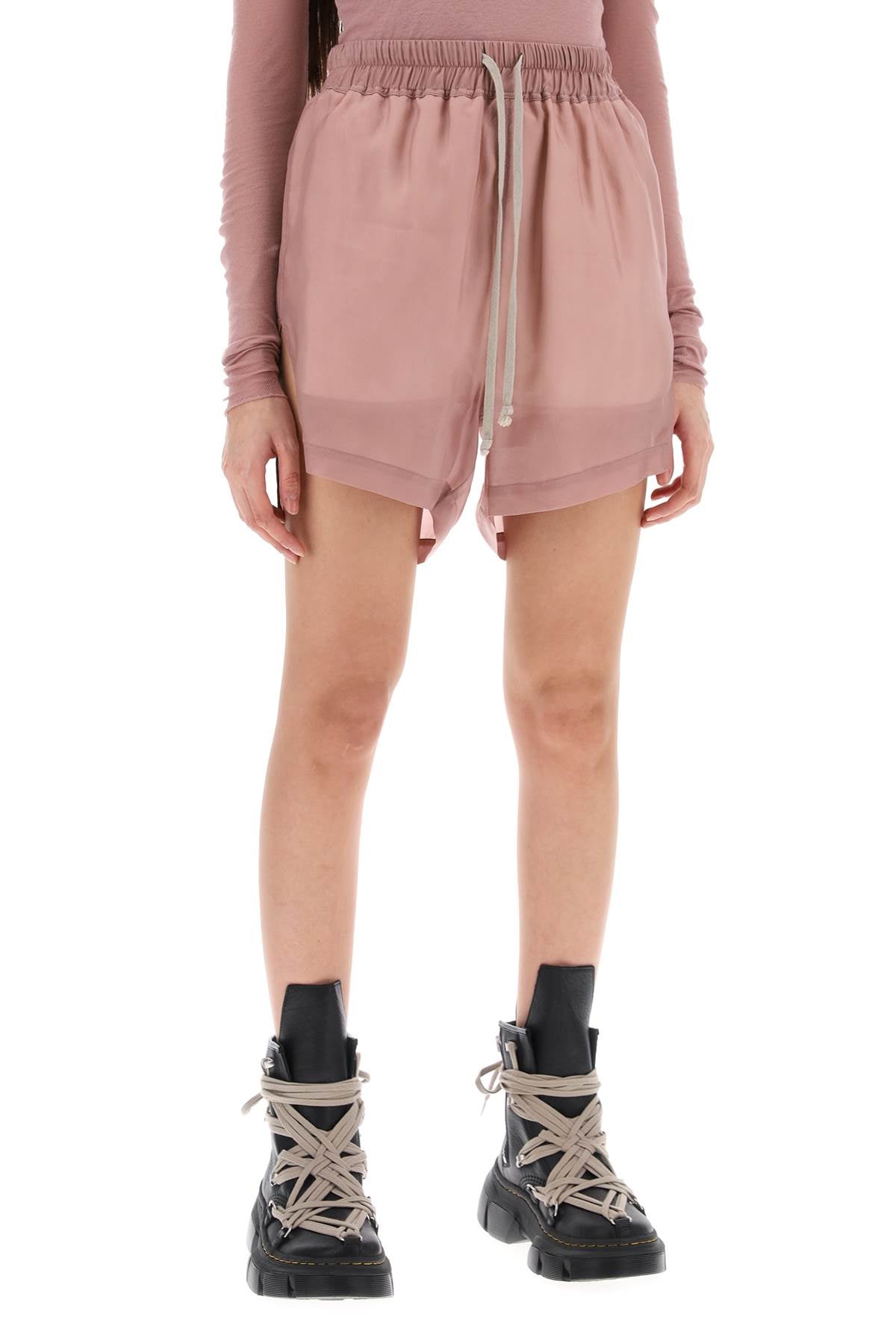 Rick Owens Rick owens sporty shorts in cupro