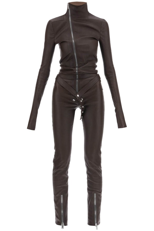 Rick Owens Rick owens jumpsuit in leather