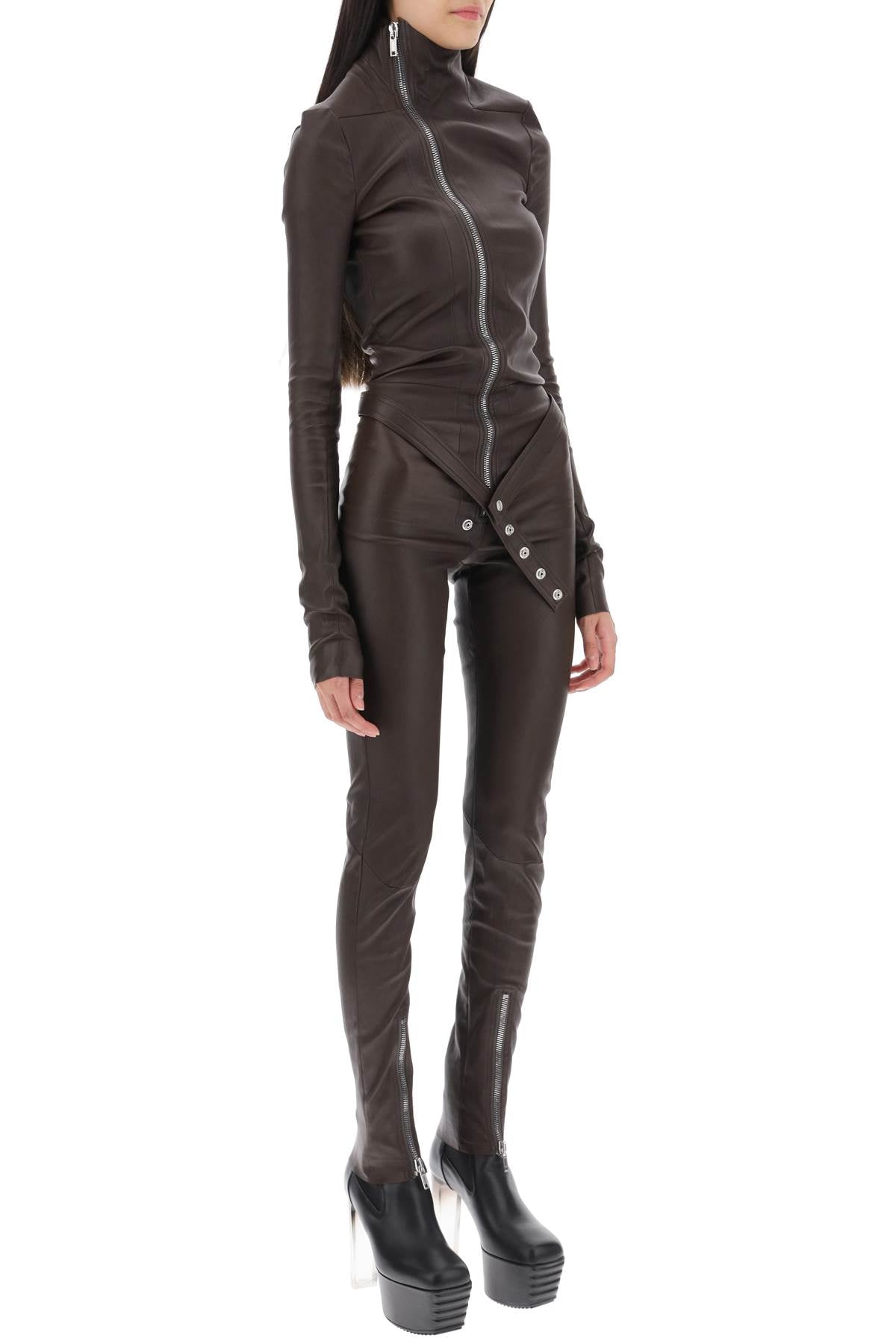 Rick Owens Rick owens jumpsuit in leather