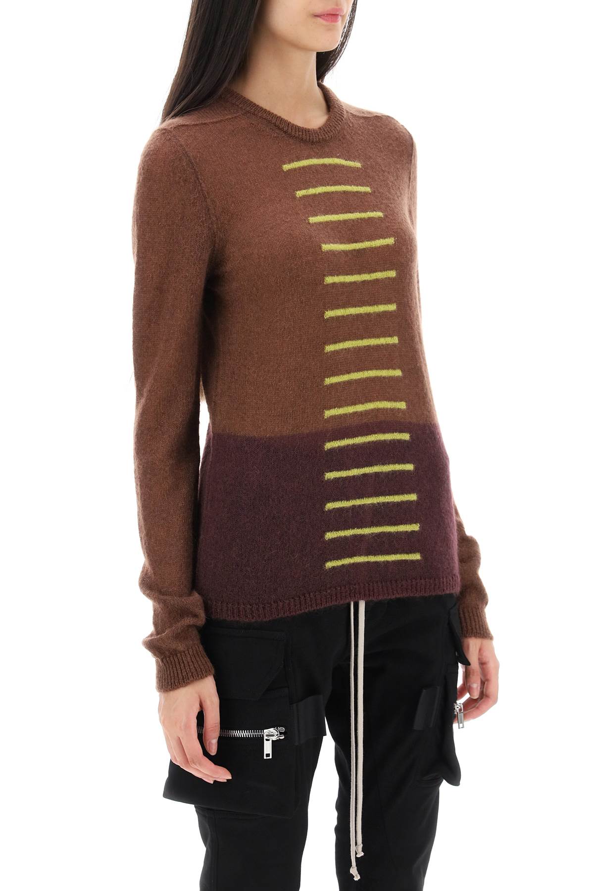 Rick Owens Rick owens 'judd' sweater with contrasting lines