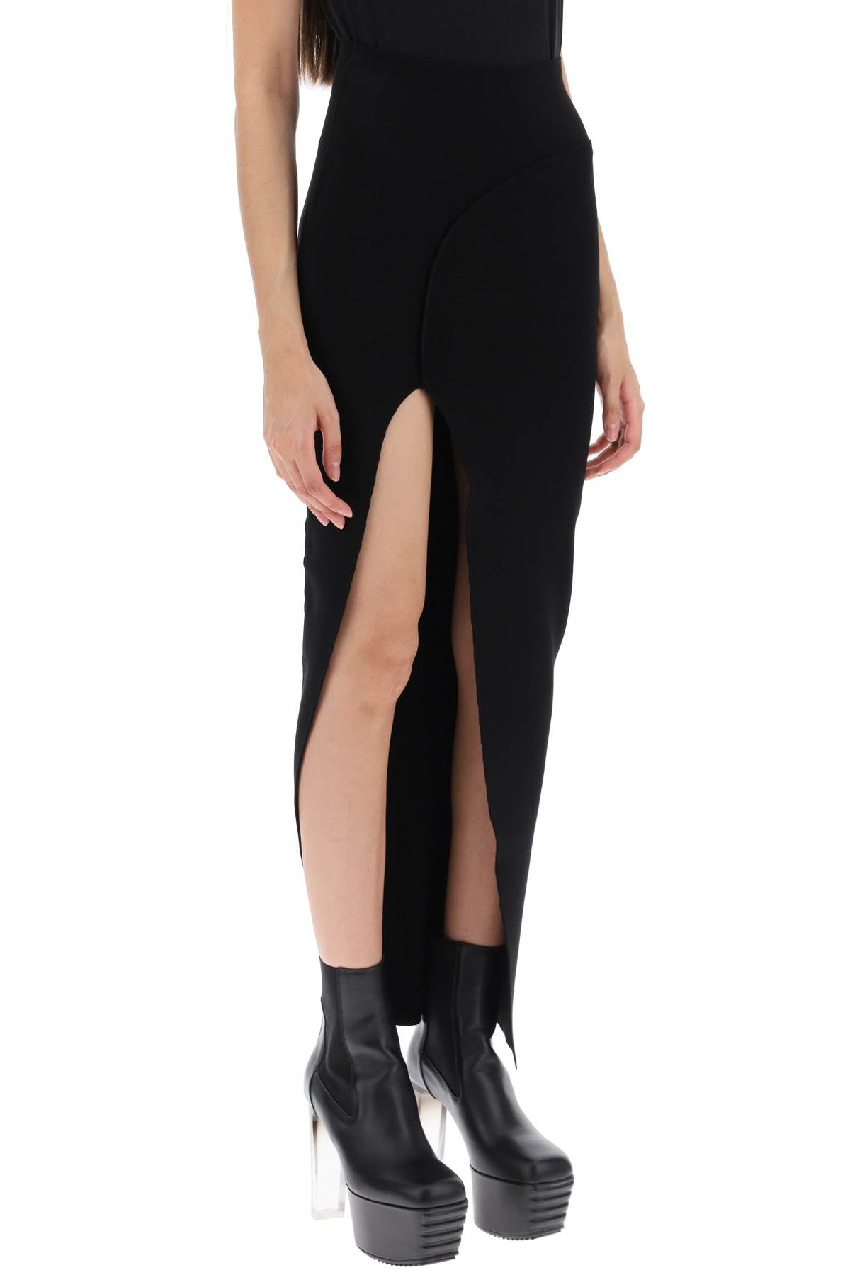 Rick Owens Rick owens 'theresa' long skirt with slit