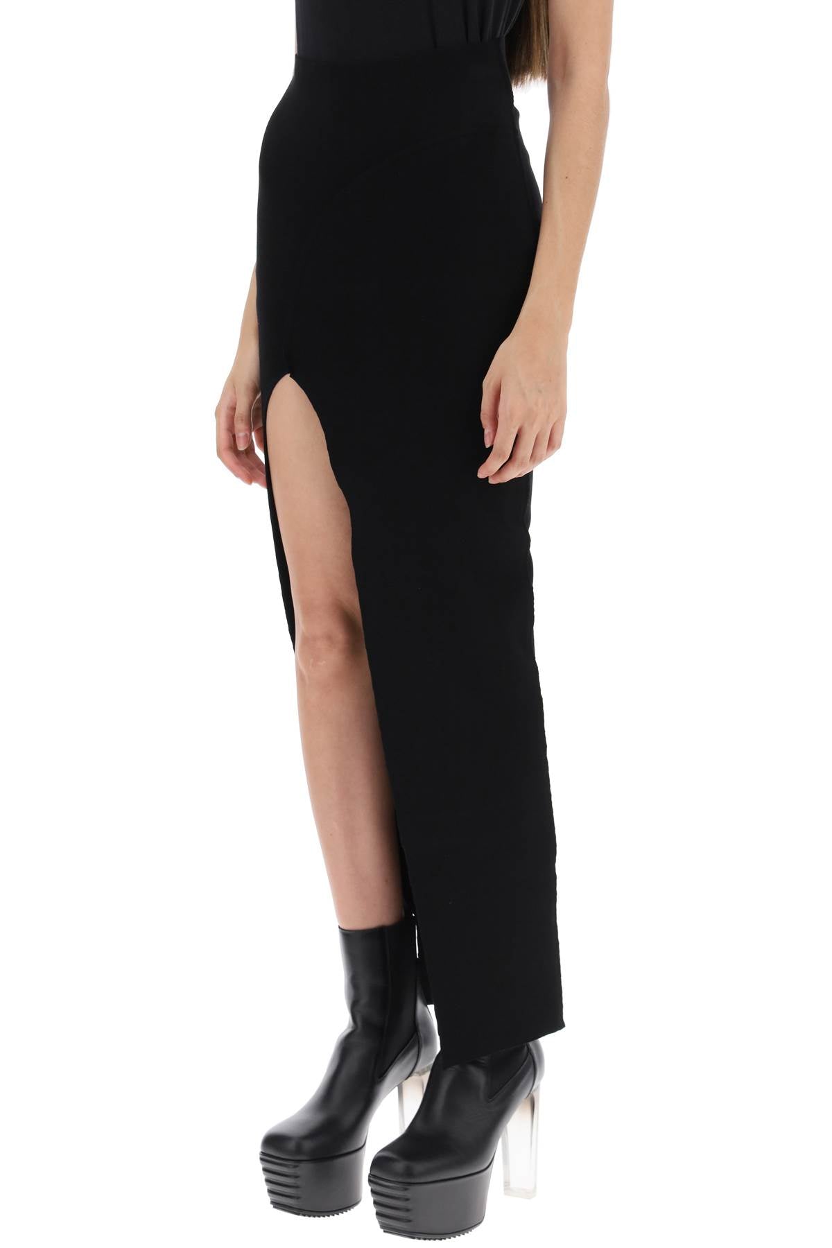 Rick Owens Rick owens 'theresa' long skirt with slit