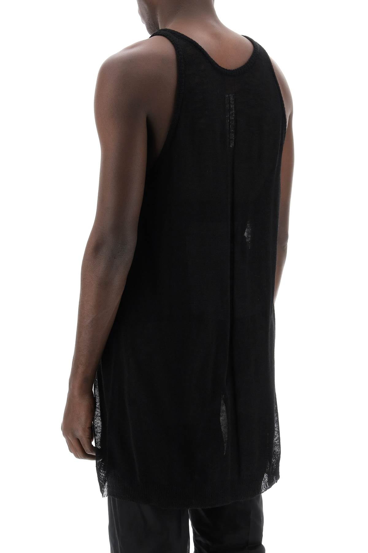 Rick Owens Rick owens "knitted tank top with perforated