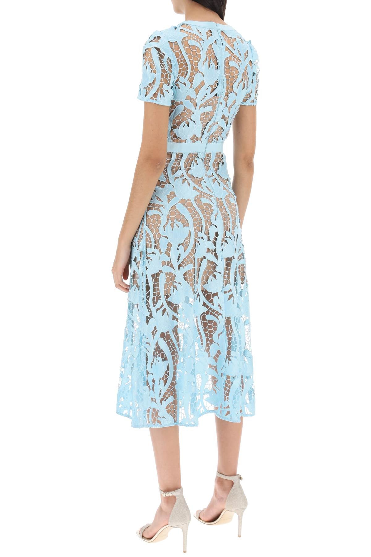 Self Portrait Self portrait floral lace midi dress