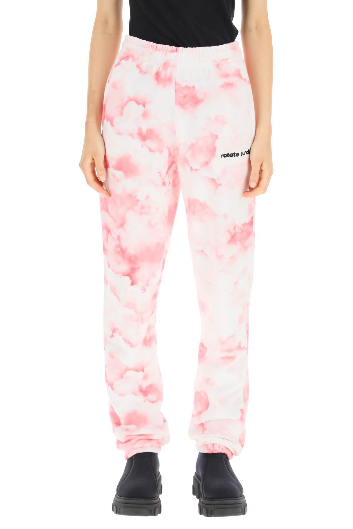 Rotate Rotate mimi printed cotton sweatpants