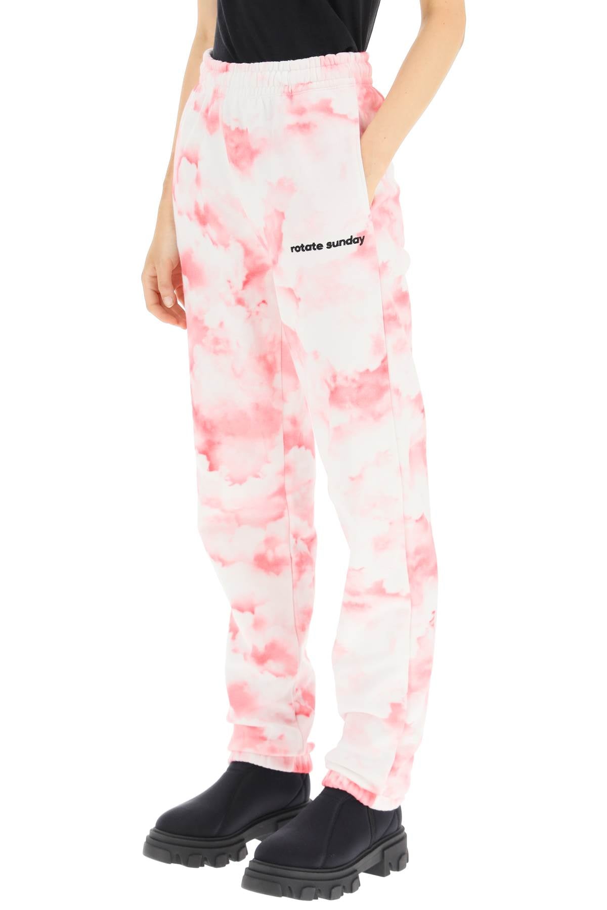 Rotate Rotate mimi printed cotton sweatpants