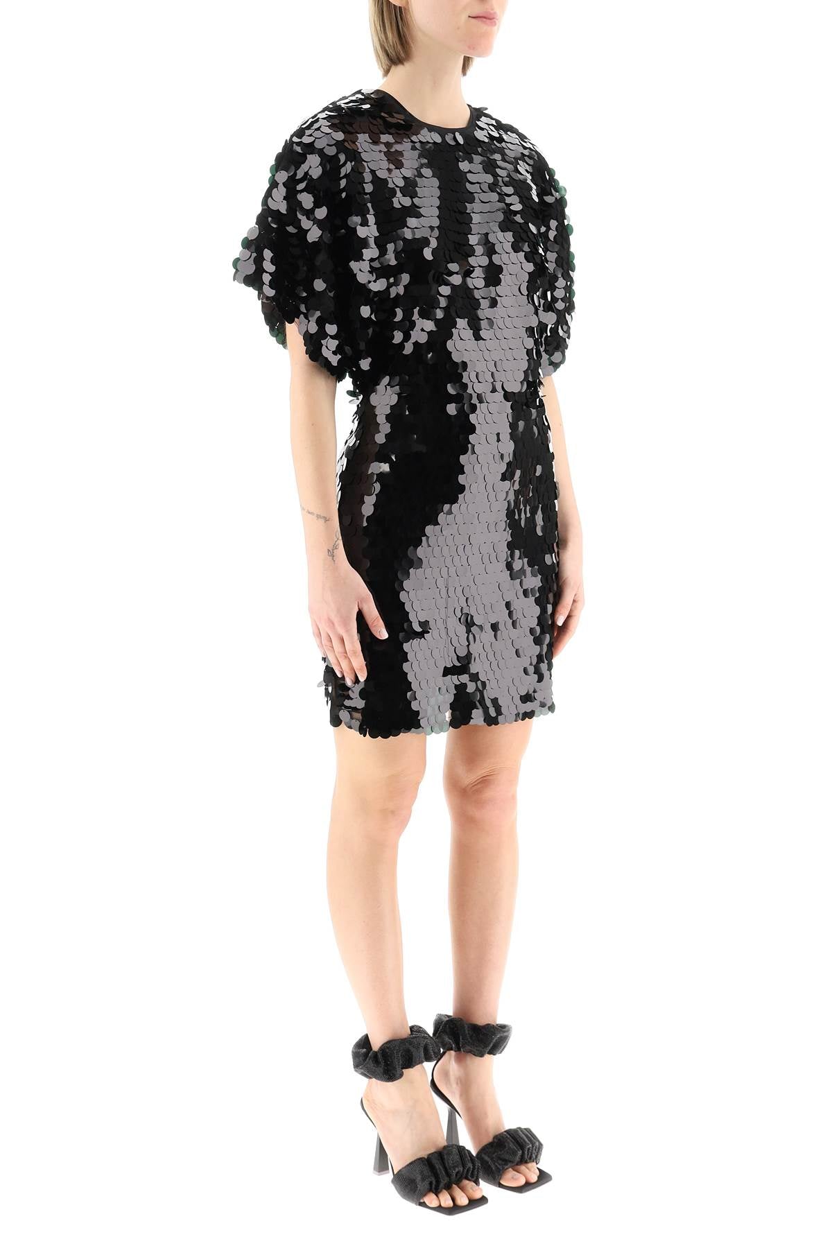 Rotate Rotate short dress with maxi sequins