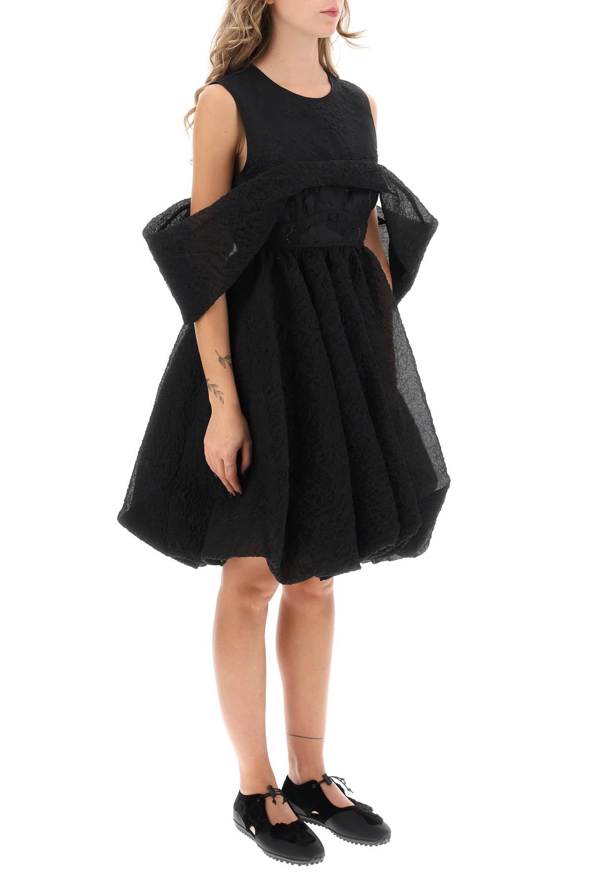 Cecilie Bahnsen Cecilie bahnsen urania winglet sleeve dress